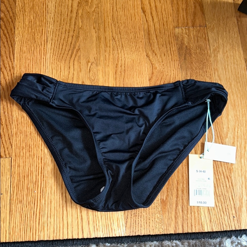 Kona Sol Classic Black Bikini Bottom
